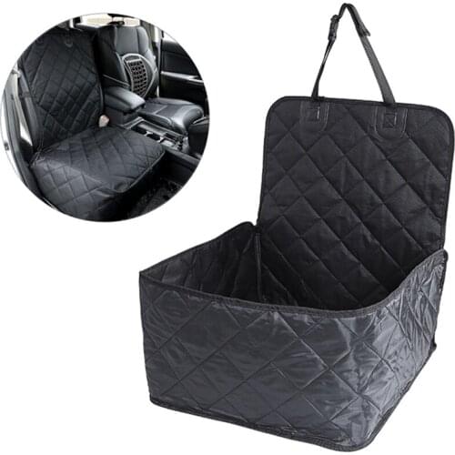 Front pet car seat cover waterproof puppy basket Pet dog car harness seat cover cushion car safety travel accessories