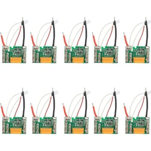 10Pcs 18V Battery Chip PCB Board Li-Ion Protection Replacement for Makita BL1830 BL1840 BL1850 LXT400