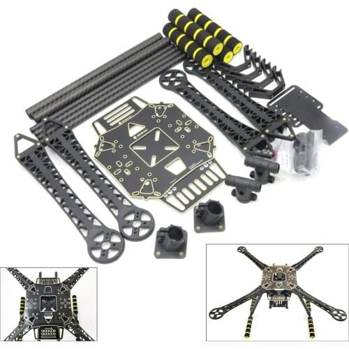 S520 SK500 Super Hard Arm 4-Axis Rack Quadcopter Frame Kit With Carbon firber Landing Gear Skid F450 Frame Upgraded for FPV Dron
