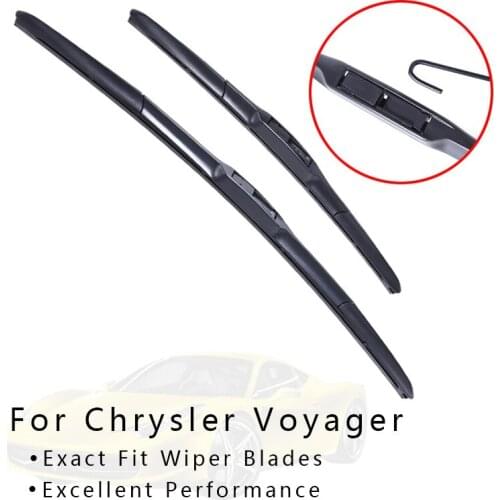 XYWPER Wiper Blades for Chrysler Voyager Fourth Generation 2001 2002 2003 2004-2007Car Accessories Soft Rubber Windshield Wiper