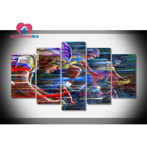 Diamond embroidery triptych diamond painting full diamond mosaic picture of rhinestones diamond cross stitch full drill square