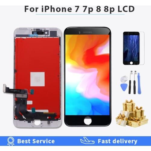 Factory Sale LCD For Iphone 7 plus LCD Screen Display 3d Touch Digitizer Assembly For iphone 7 LCD For iphone 6s 8 plus lcd