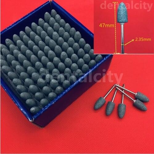 100pcs/box Dental Lab Materials Gravel Ceramic Stone Sand-Gravel Abrasive,Grinding tips 2.35mm