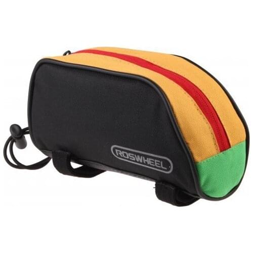 100pcs/lot Roswheel Outdooors Cycling Front Frame Tube Bag Bike Bicycle Top PVC Pouch 1L 12654 10 colors