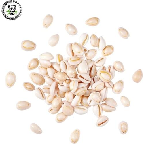 50pcs Pandahall Natural Shell Beads for Jewelry Making 19x13x11mm Fit DIY Necklaces Bracelet Earrings Accessories Supplies