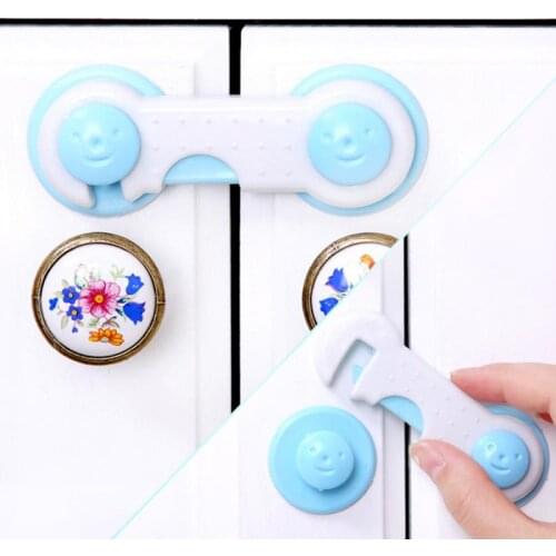 Childrens Safety Lock Baby Anti-pinch Cabinet Door Lock Drawer Straps Baby Security Lock Kids Plastic Door Locks Long Or Short