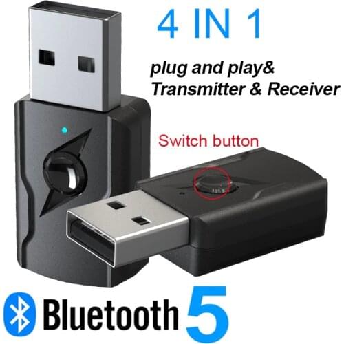 Bluetooth Dongle USB Wireless USB Bluetooth Adapter 5.0 for Computer Bluetooth 5.0 PC Adapter Bluetooth Receiver Transmitter