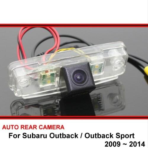 For Subaru Outback / Outback Sport 2009 ~ 2014 SONY Night Vision Car Reverse Backup Rearview Parking Rear View Camera HD CCD