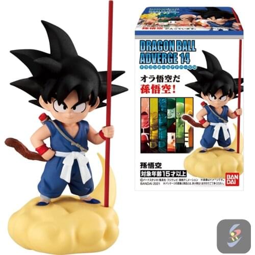 Bandai Genuine CANDY TOY Dragon Ball Super Son Goku Master Roshi Tien Shinhan Uron Action Figure Model Toys Boy Gifts