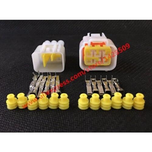 Furukawa 20 Sets 6 Pin FW-C-6M-B FW-C-6F-B Female Male Waterproof Electrical Wire Connector Plug Auto Connectors