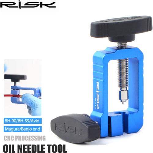 RISK Bicycle Brake Hydraulic Hose Needle Driver Bicycle Oil Needle Installation Tool for MTB Road Bike Hydraulic Brake BH59 BH90