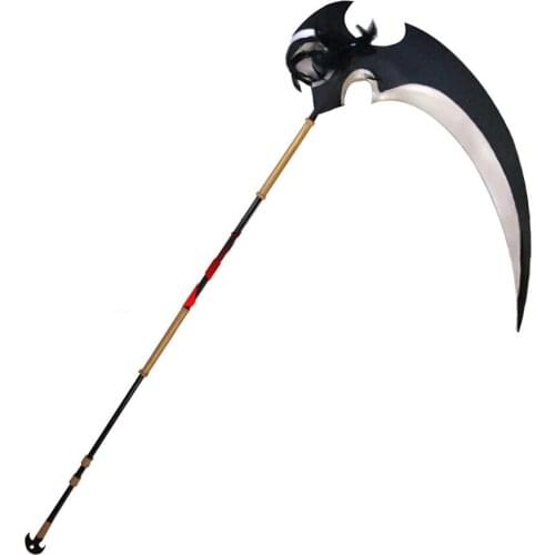 Hot Game Dungeon and Fighter cosplay Savior sickle cosplay weapons props for Halloween Christmas Party Masquerade Anime Shows