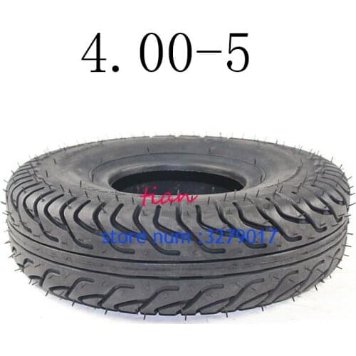 2019 Hot Sale Good Quality 4.00-5 Tyre with Inner Tube Fits for Elderly Scooter Mini MOTO Car,Electric Scooter Tire