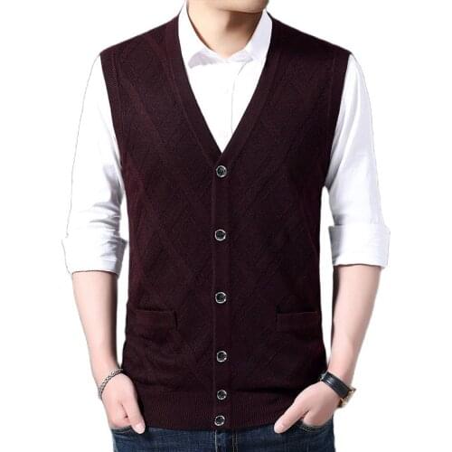MDNSUPSTAR Mens Wool Sweaters
