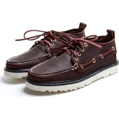 Men Boat Shoes Genuine Leather Driving Shoes New Docksides Classic Design Loafers Men Genuine Leather Casual shoes Ankle Boots