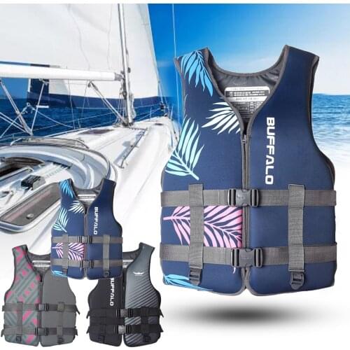 Outdoor Rafting Neoprene Life Jacket For Children Adult Unisex Swimming Snorkeling Wear Fishing Kayaking Boatin Buoyancy Vest