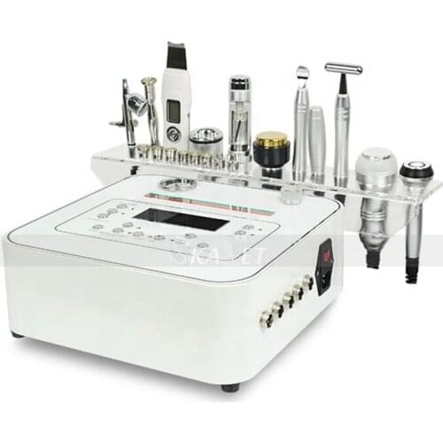 Newest 10 in 1 diamond dermabrasion mesotherapy whitening skin wrinkle removing facial multifunction beauty equipment