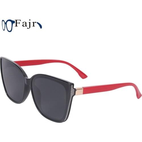 Glasses For Women Luxury Brand Designer 2021 Sunglasses Polarized Cat Eye Eyewear Yong Lady Driving Shades Rhinestone Frame New