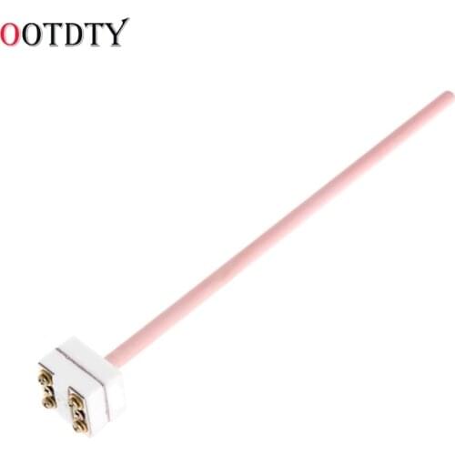 OOTDTY S type thermocouple WRP-100 platinum and rhodium thermocouple probe length 225mm probe head temperature sensor 1300 C