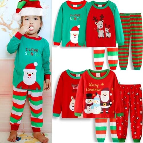 Autumn Childrens Pajamas Boys Mickey Pyjama Kids Halloween Christmas Pajama Sets Toddler Sleepwear Children Cotton Nightwear