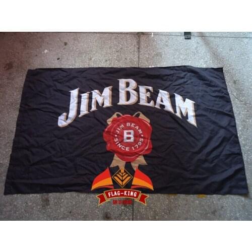 Jim polyester flag, flagking brand,90*150CM beam banner
