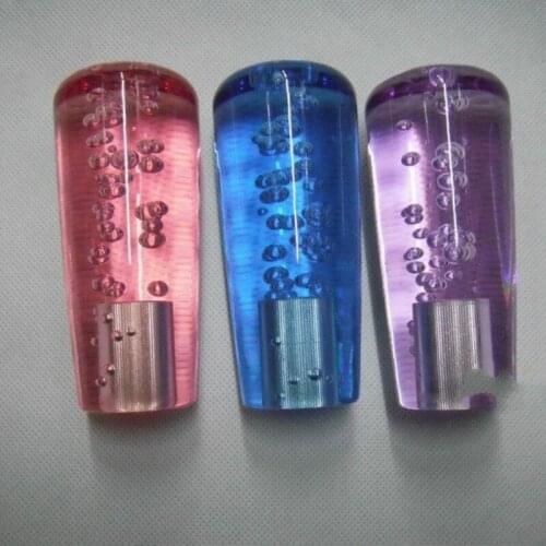 Car Gear Shift Knob with LED,10cm length,Crystal Acrylic With led lights Gear gear head, red / blue / Purple