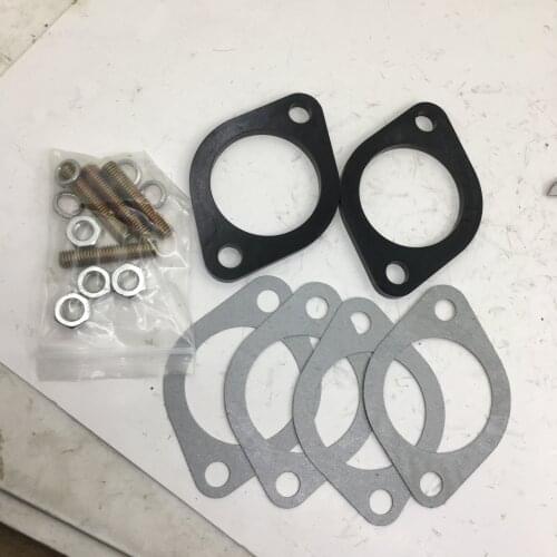 SherryBerg FAJS Heat Insulator BASE with bolts Heat Insulator BASE GASKET bolts Weber 48 dcoe 50 55 DCOE Mount Base Gaskets Kit