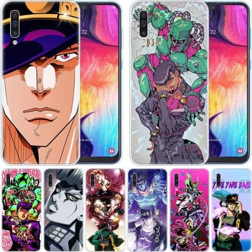 Silicone Case JoJos Bizarre Adventure Cartoon for Samsung Galaxy A50 A70 A80 A40 A30 A20 A10 A20E A2 CORE A9 A8 A7 A6 Plus 2018