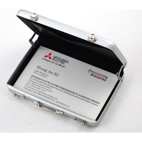 Stainless Steel Aluminum Business Card Case Metal Box Organizer Credit Card Holder Theft Id Box Wallet Case Anti Pocket M2U6