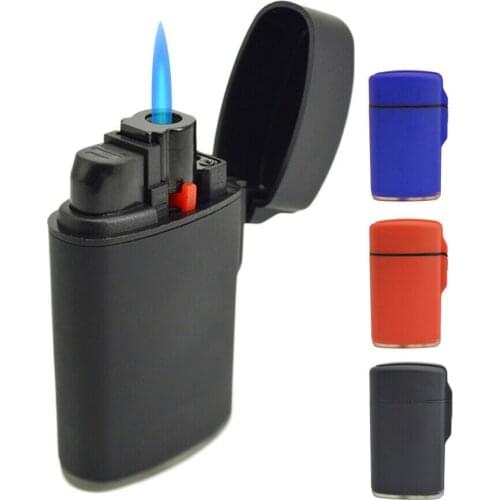 Jet Torch, Butane Blue Flame, Frosted, Windproof, Inflatable, Kitchen, Barbecue, Tent, Fireplace, Firework And Christmas Lighter