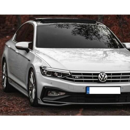 For Volkswagen Passat B8 Batman Mirror Cover Passat B8 2015 2016 2017 2018 2019 Piano Black 2 Pcs. Right-Left