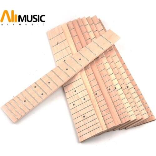 10pcs Maple Fretboard Rosewood Ukulele Fingerboard for 26 Inch Tenor Ukulele with 3mm Dot 18 Fret Fretboard UK Parts