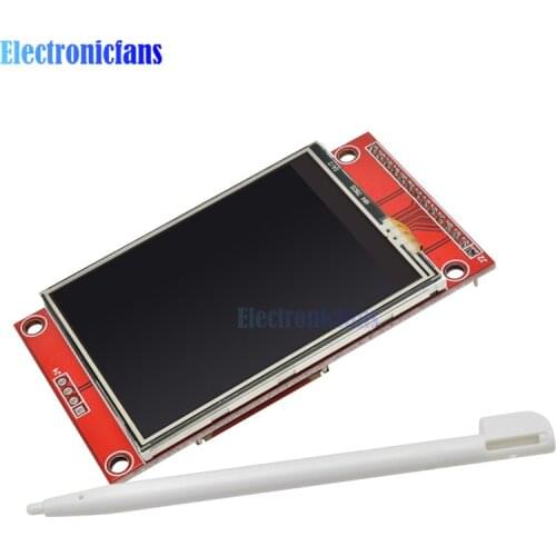 240x320 2.4" SPI TFT LCD Touch Panel Serial Port Module With PBC ILI9341 3.3V 2.4 Inch SPI Serial White LED Display
