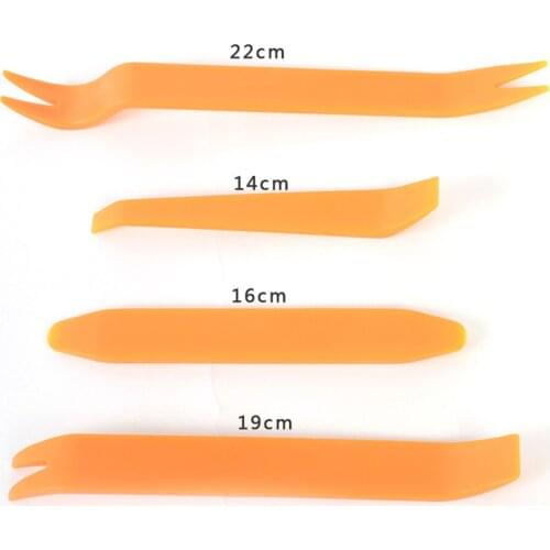 4PCS Portable Auto Car Radio Panel Door Clip Panel Trim Dash Audio Removal Installer Pry Kit Repair Tool Pry Tool Hand Tool