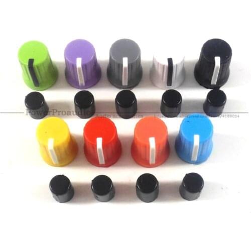 9pcs Rotary Knob NI For Traktor Kontrol Z1 Z2 S2 S4 S5 S8 DJ Controller Mixer