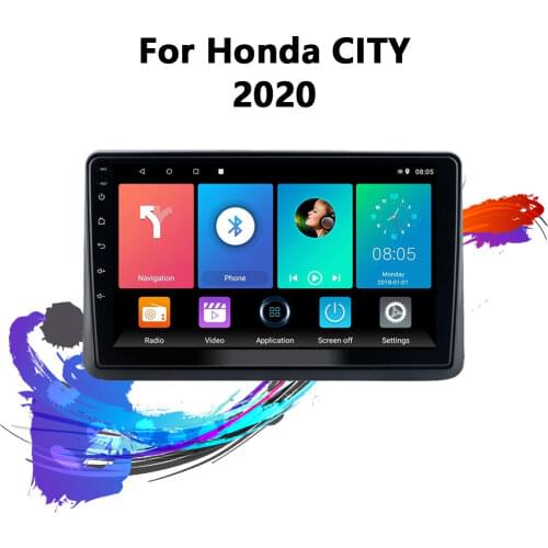 Eastereggs For Honda CITY 2020 10.1 Inch 2 DIN Car Multimedia Player Android Autoradio GPS Navigation Radio Head Unit With Frame