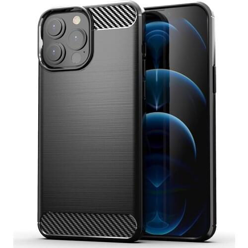 For iPhone 13 Pro Max Case Silicone Soft for Apple iPhone 13 12 Pro Max Mini 11 XS XR 7 8 Cover TPU Rubber Fiber Drawing Slim