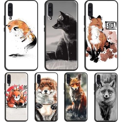 Funny Red Fox Animal For Samsung A21S A20e A02S A20 A40 A50 A70 A12 A32 A42 A52 A72 A31 A41 A51 A71 Phone Case