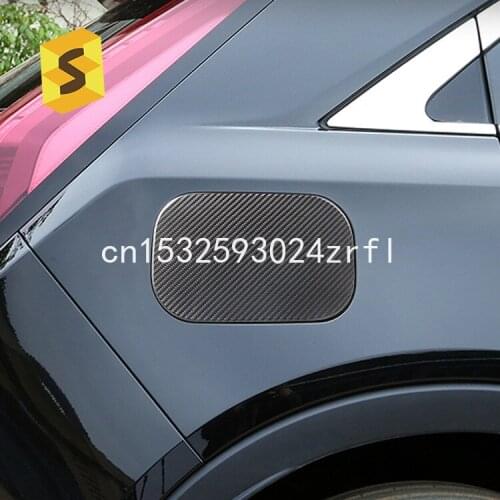 For Cadillac xt4 carbon fiber fuel tank cover modification decoration