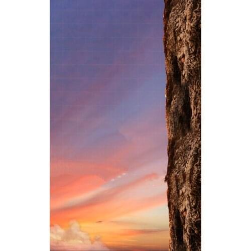 Rock Climber clouds photo studio background High quality Computer print children kids photo backdrop