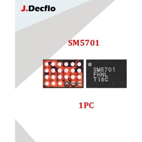 JDecflo SM5701 For Charging IC Charger Samsung S6 J120H J1 2016 J3 2017 Integrated Circuits IC de Carga Original New BGA Chips