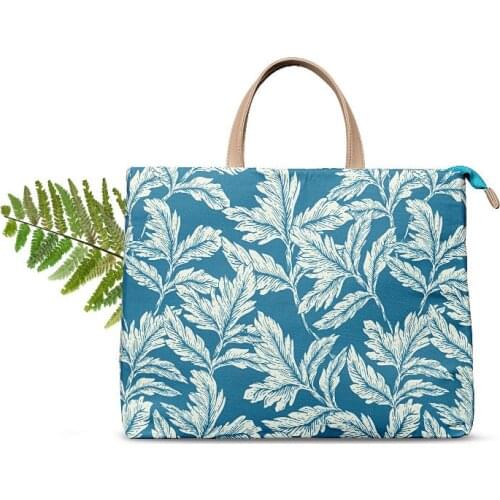 Fashion Computer Leather Bag Shock-Absorbing Protective Pad Handbag Laptop Bag For 12 13.3 15 15.6Inch Women Men Universal