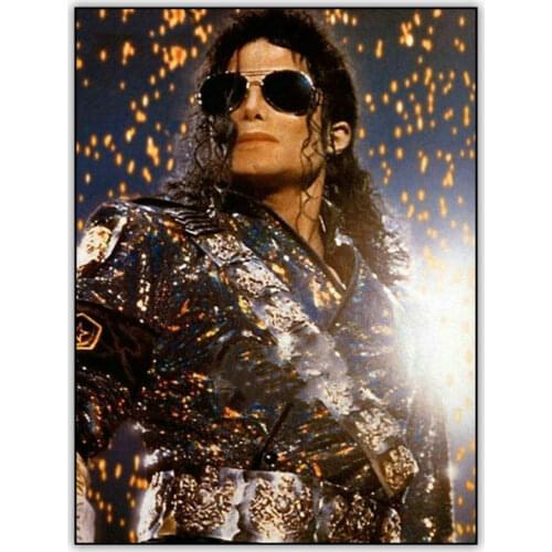 Michael Jackson 5d DIY Diamond Painting Set Full Drill Square Picture Crystal Mosaic Diamant Painting Embroidery Accessories Art