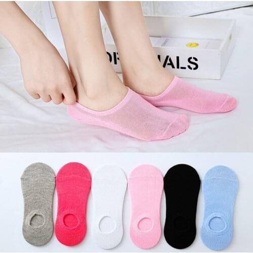 10 Pairs Womens Socks Trendy Brand Solid Candy Summer Favourite Girls Sock Slippers Casual Socks Hosiery Lady Female Sox Meias