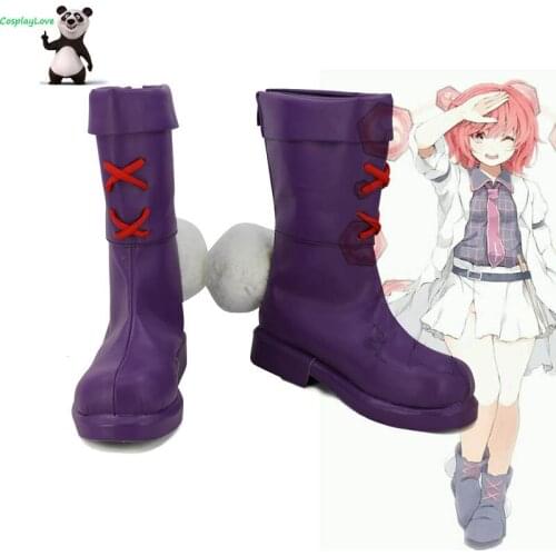 Touhou Project Horikawa Raiko Purple Cosplay Shoes Boots Newest Custom Made For Hallowee Christmas CosplayLove