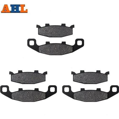 AHL 3 Pairs Motorcycle Front & Rear Brake Pads For KAWASAKI ZX 600 GPX 600 R ZR 750 C ZX 750 GPX 750 ZX 1000 B ZX10