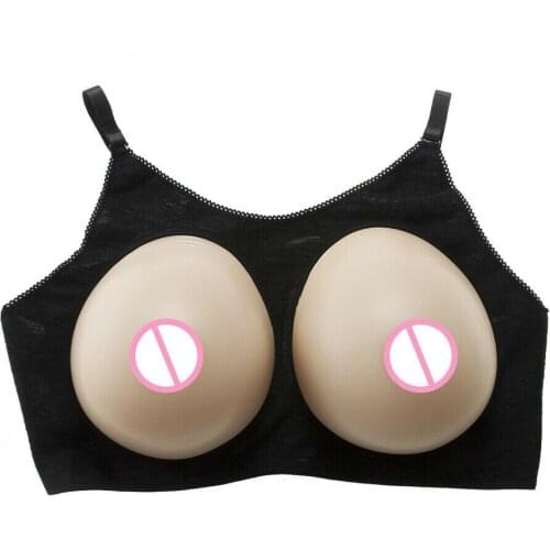 Fake Breast 2800g Huge Silicone Breast Forms With Shoulder Straps Crossdressing Bra Pads