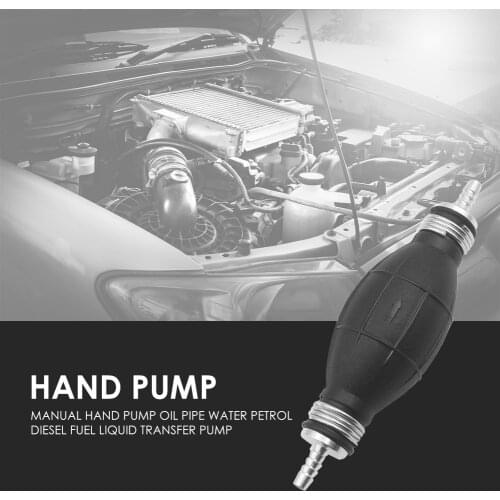 Manual Hand Pump Suction Oil Water Petrol Diesel Fuel Liquid Transfer Fuel Pump Outdoor Personal Motorcycle Decoration