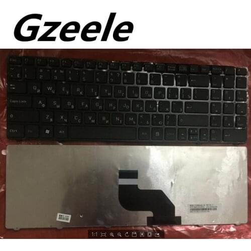 Russian Keyboard for MSI CX640 CR640 CR643 CX640DX A6400 RU laptop keyboard black V128862AS1