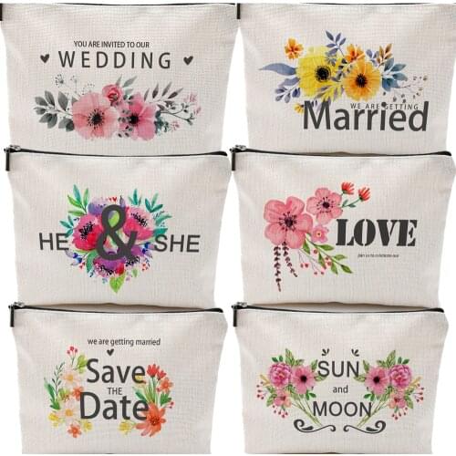 Love Married Makeup Bag Pencil Pouch Graduation back to school Thanksgiving Teachers' Day Christmas Appreciation Gift Present